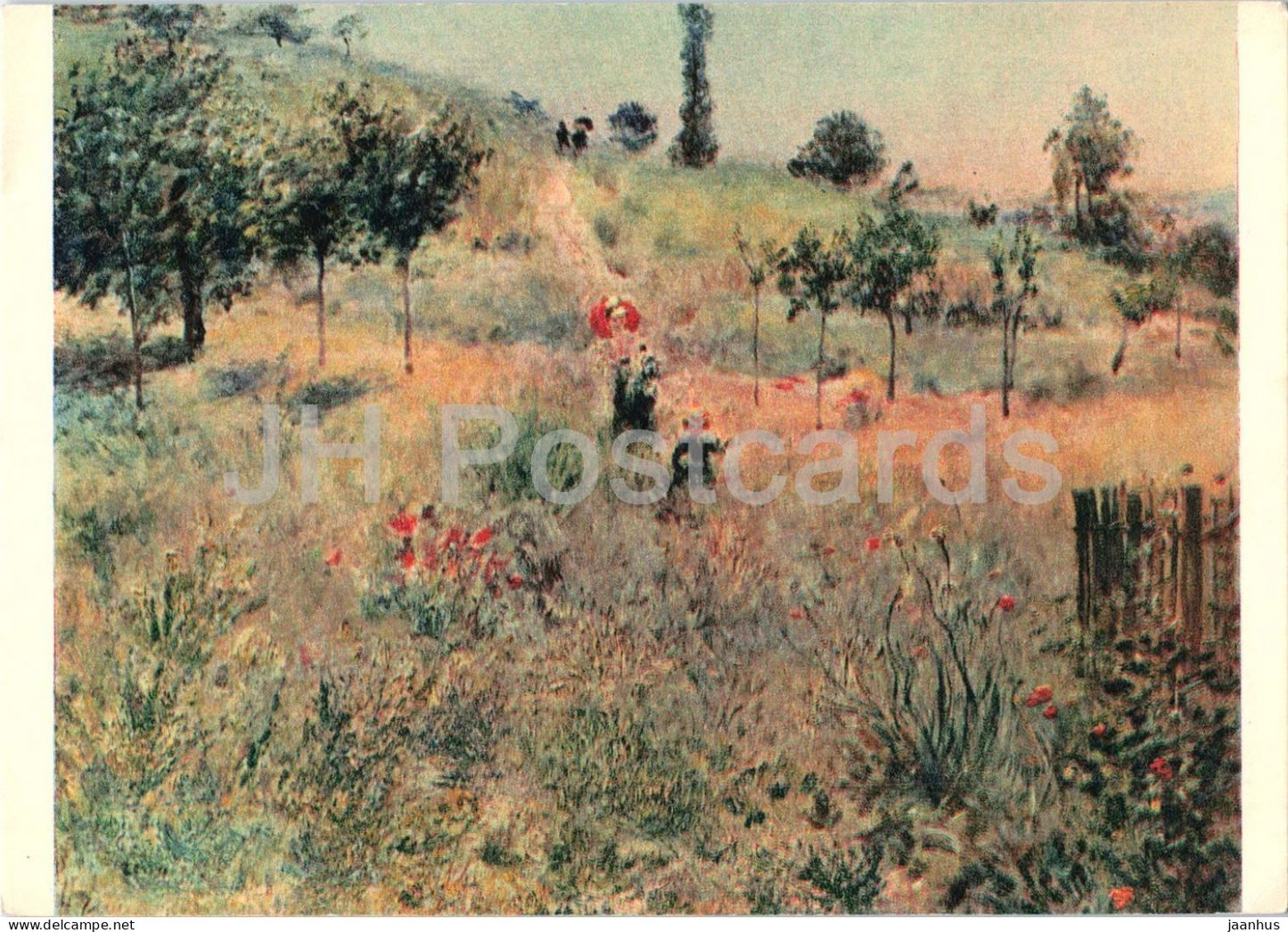 painting by Auguste Renoir - Women in a Field - Femmes dans un Champ - French art - 87 - France - unused - JH Postcards