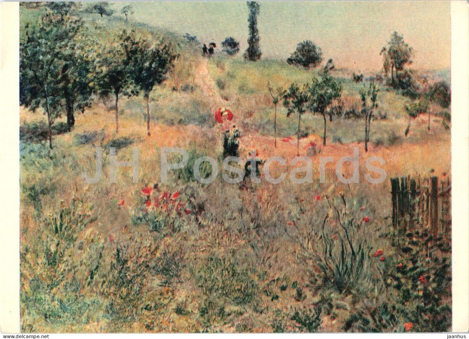 painting by Auguste Renoir - Women in a Field - Femmes dans un Champ - French art - 87 - France - unused - JH Postcards