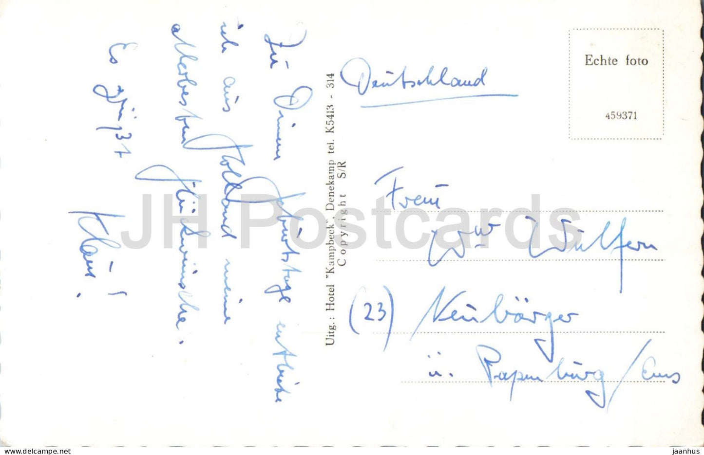 Groeten uit Denekamp - Greetings - multiview - watermill - hotel estate - old postcard - 459371- Netherlands - used