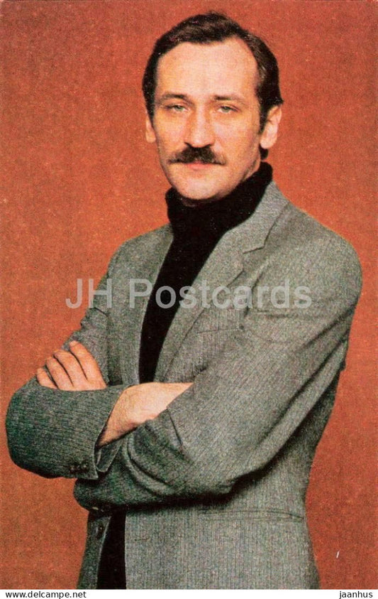 Leonid Filatov - Soviet - Russian actor - 1984 - Russia USSR - unused - JH Postcards