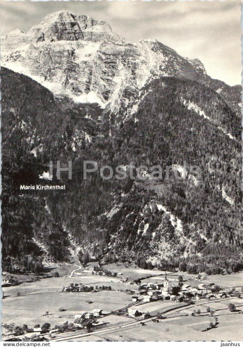 St. Martin bei Lofer mit Maria Kirchental und Loferer Steinberge - village - DMK 7 - old postcard - Austria - unused - JH Postcards
