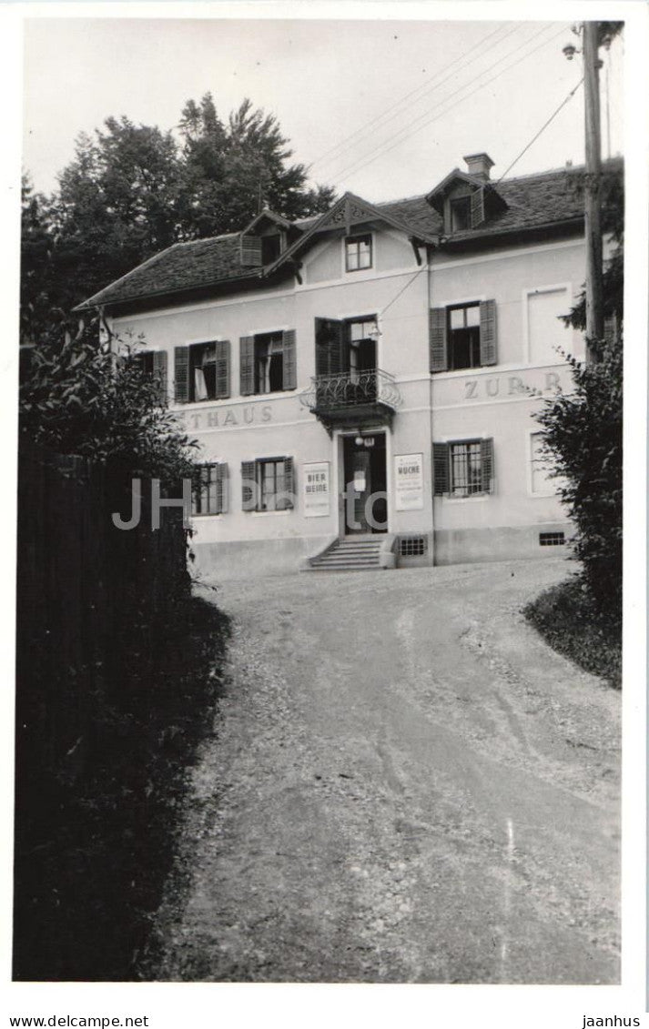 Graz - Gasthaus Zur Rose - Witshaus - Inn - Quellengasse 68 - photo - old postcard - 1930s - Austria - used - JH Postcards