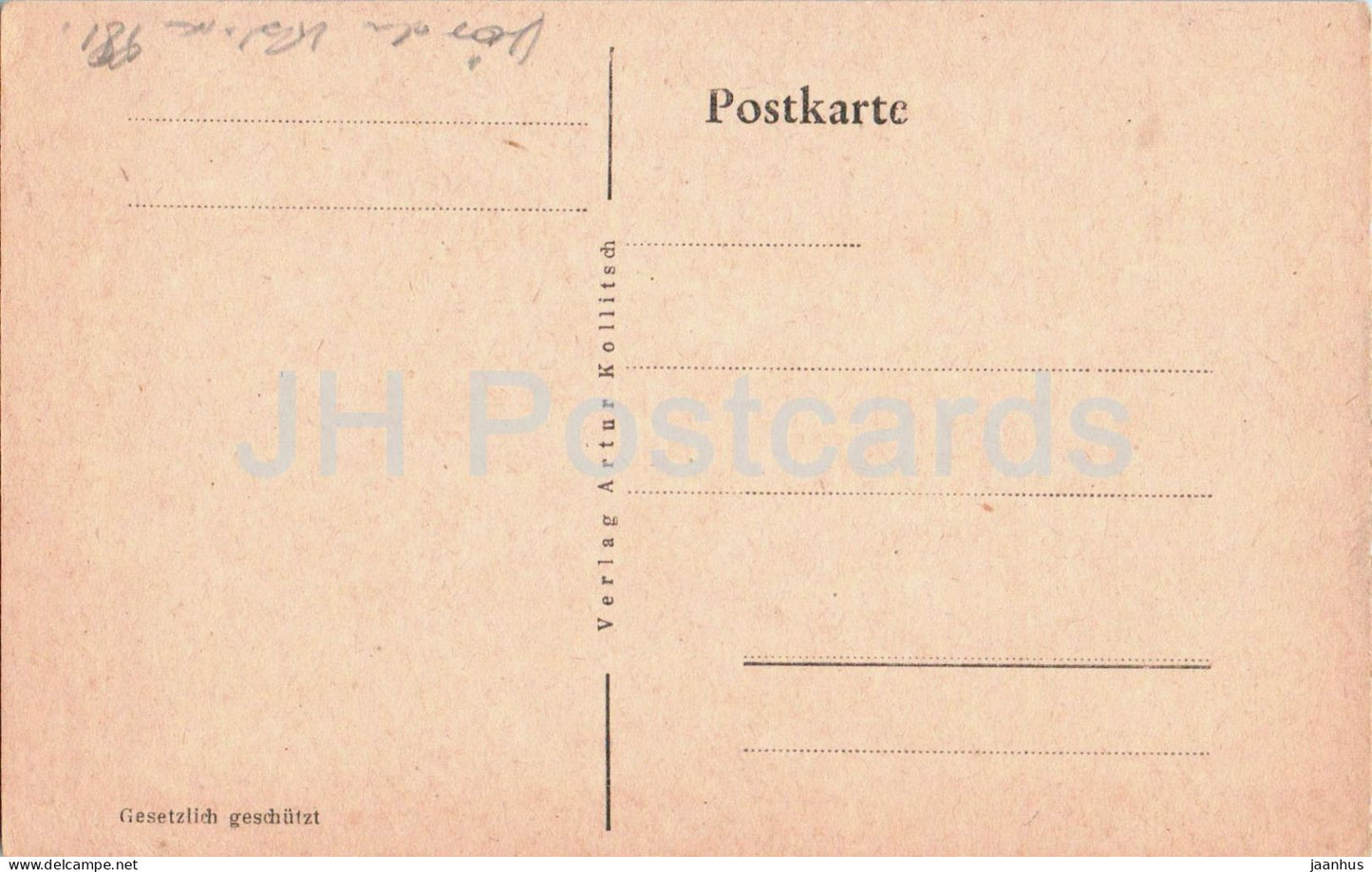 Das Karntner Wappen - The Carinthian Coat of Arms - patriotic text by Karl Zill - old postcard - Austria - unused