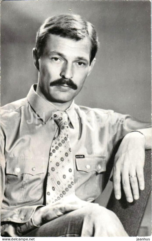 Sergey Sazontyev - Soviet - Russian actor - 1984 - Russia USSR - unused - JH Postcards