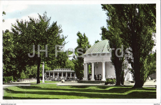 Malmo - Margaretapaviljongen - handkolorerat foto - old postcard - 1956 - Sweden - used - JH Postcards
