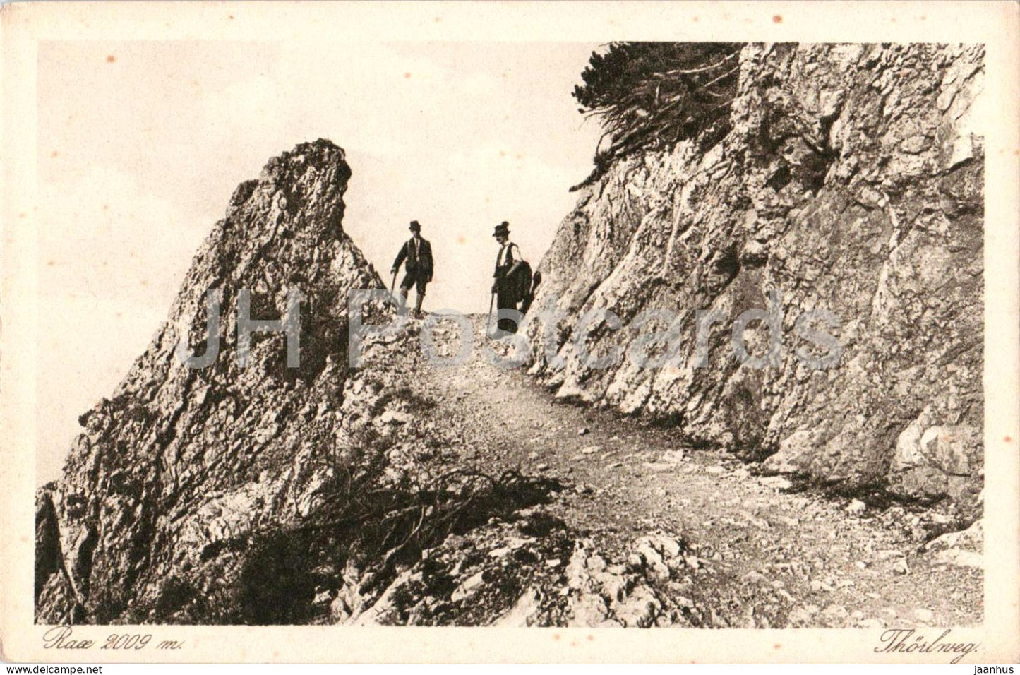 Rax 2009 m - Thorlweg - 1922 - Austria - unused - JH Postcards