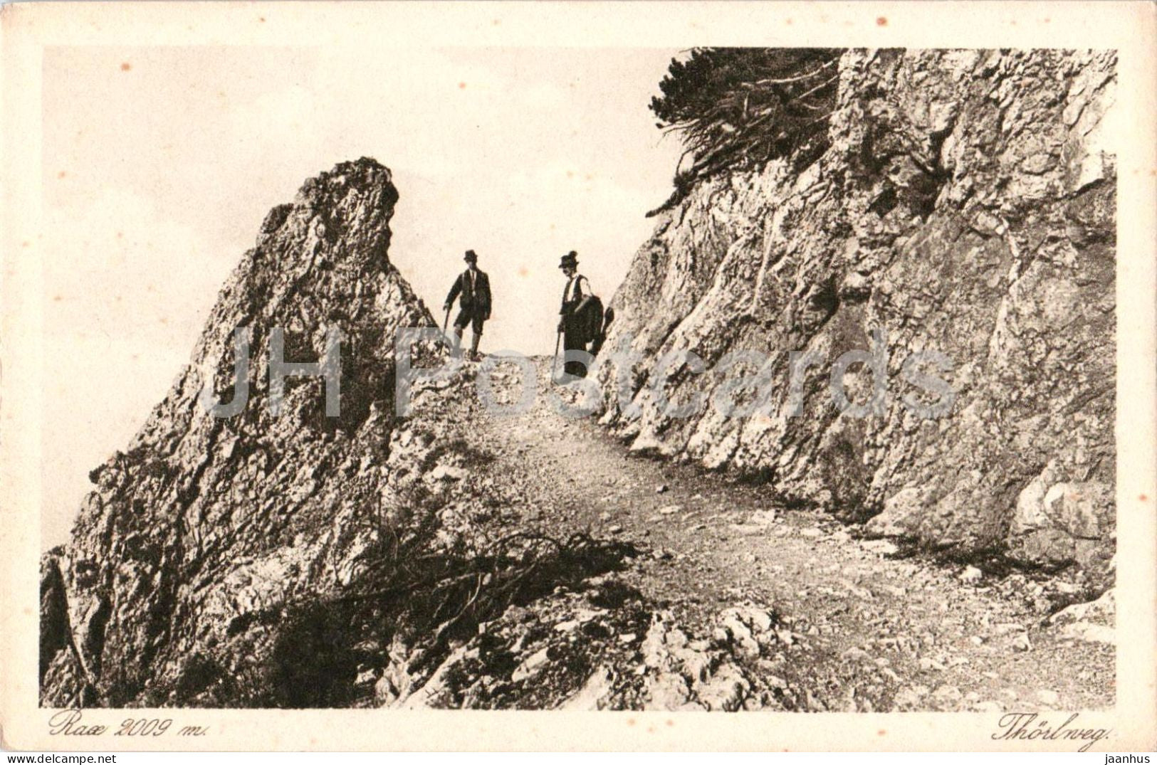Rax 2009 m - Thorlweg - 1922 - Austria - unused - JH Postcards