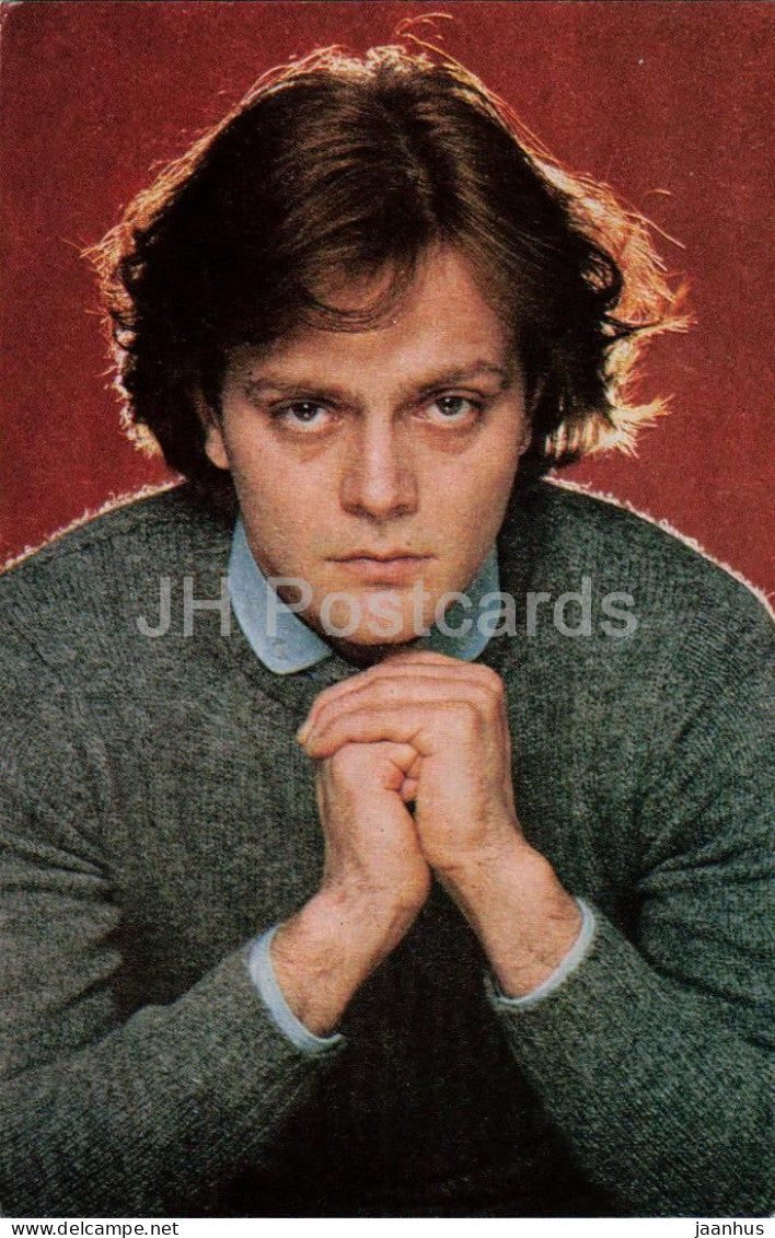 Andrey Kharitonov - Soviet - Russian actor - 1984 - Russia USSR - unused - JH Postcards