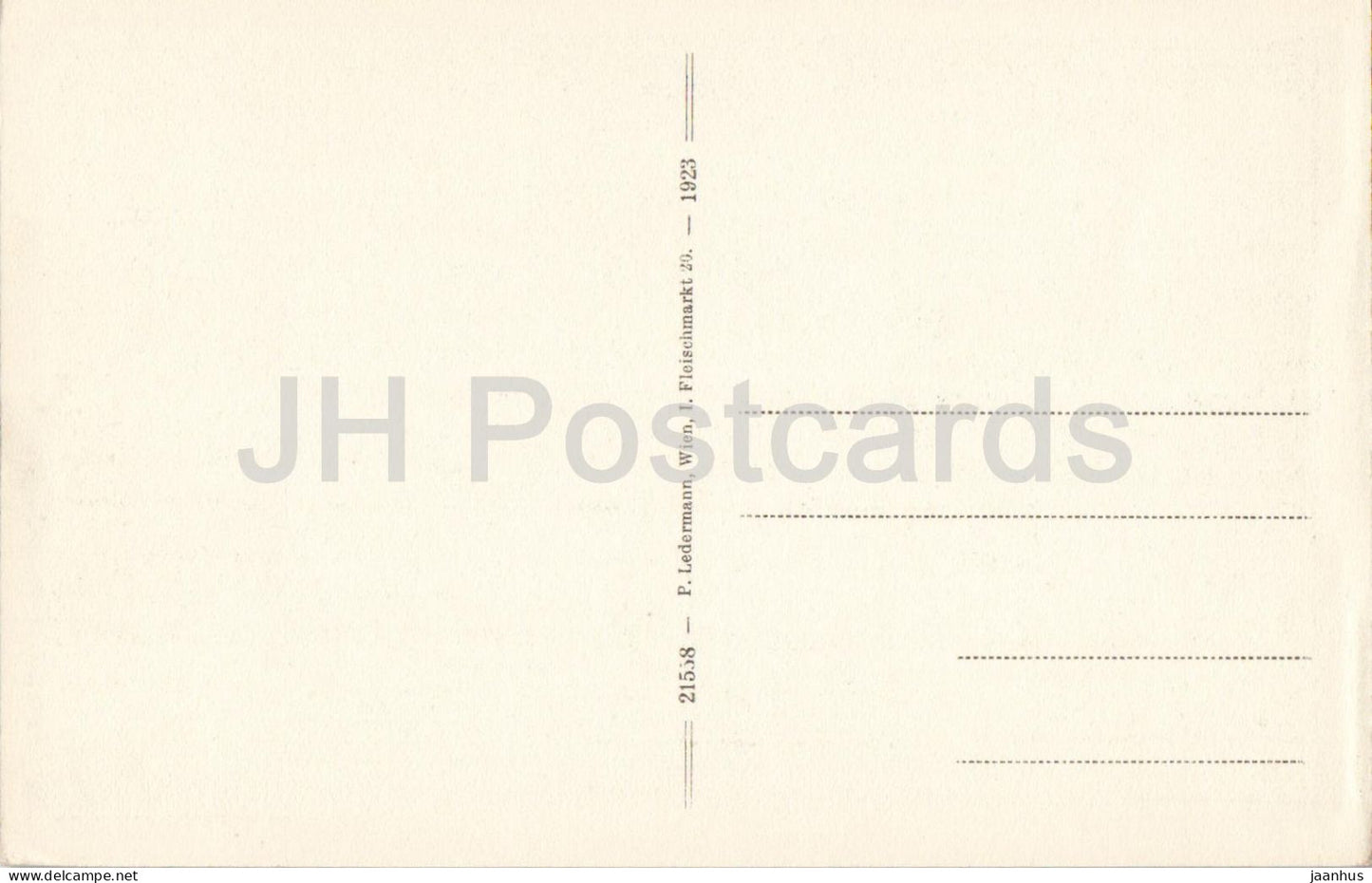 Rax 2009 m - Wachthuttelkamm - 21558 - 1923 - Autriche - non utilisé 