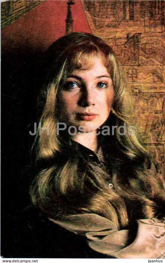 Marina Yakovleva - Soviet - Russian actress - 1984 - Russia USSR - unused - JH Postcards