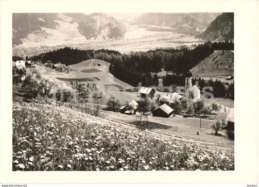 Berghaus Tschengla 1250 m - old postcard - Austria - unused - JH Postcards
