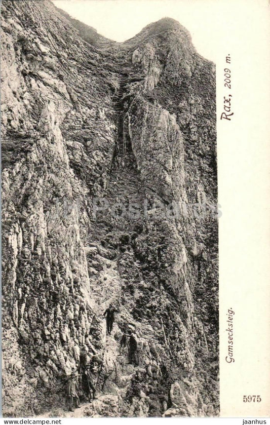 Rax 2009 m - Gamsecksteig - 5975 - 1900s - Austria - unused - JH Postcards