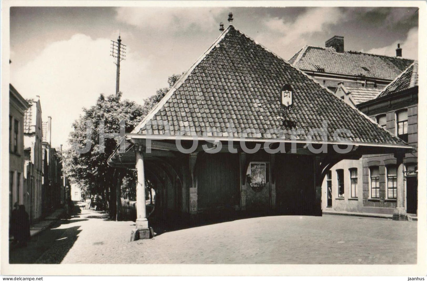 Schoonhoven de Waag Anno 1616 - Weigh House from 1616 - old postcard - Netherlands - unused - JH Postcards