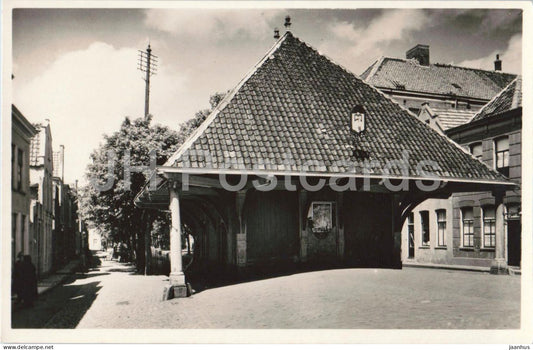 Schoonhoven de Waag Anno 1616 - Weigh House from 1616 - old postcard - Netherlands - unused - JH Postcards