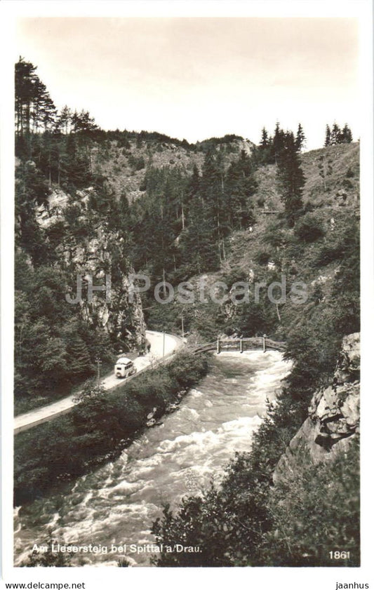 Am Liesersteig bei Spittal a. d. Drau - 1861 - old postcard - 1930 - Austria - unused - JH Postcards