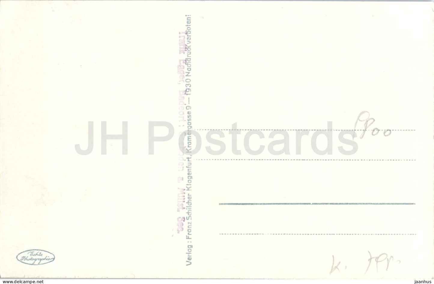 Am Liesersteig bei Spittal ad Drau - 1861 - carte postale ancienne - 1930 - Autriche - inutilisée 