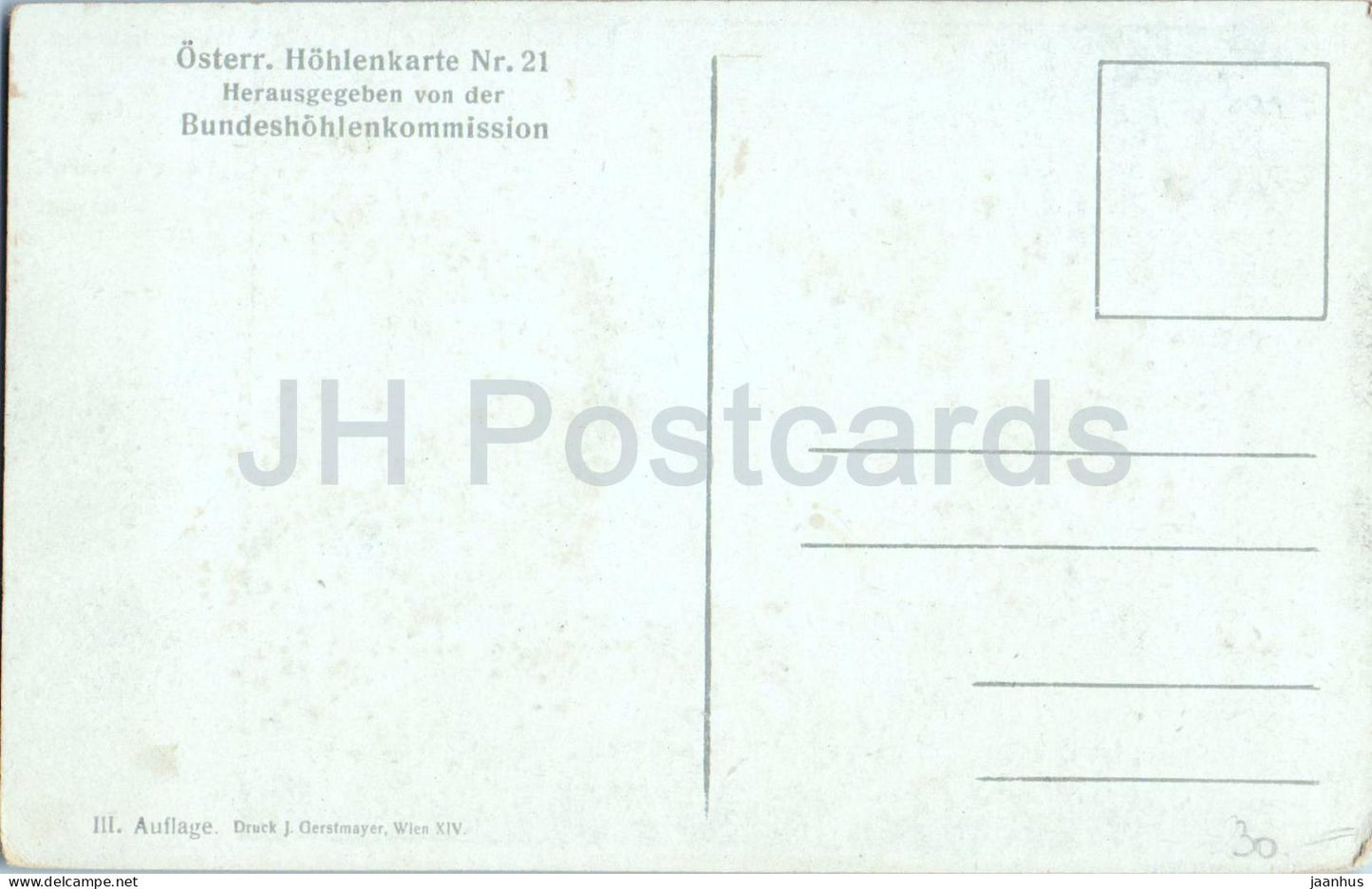 Dachstein Rieseneishohle bei Obertraun - Der Monte Cristallo - cave - 21 - old postcard - Austria - unused