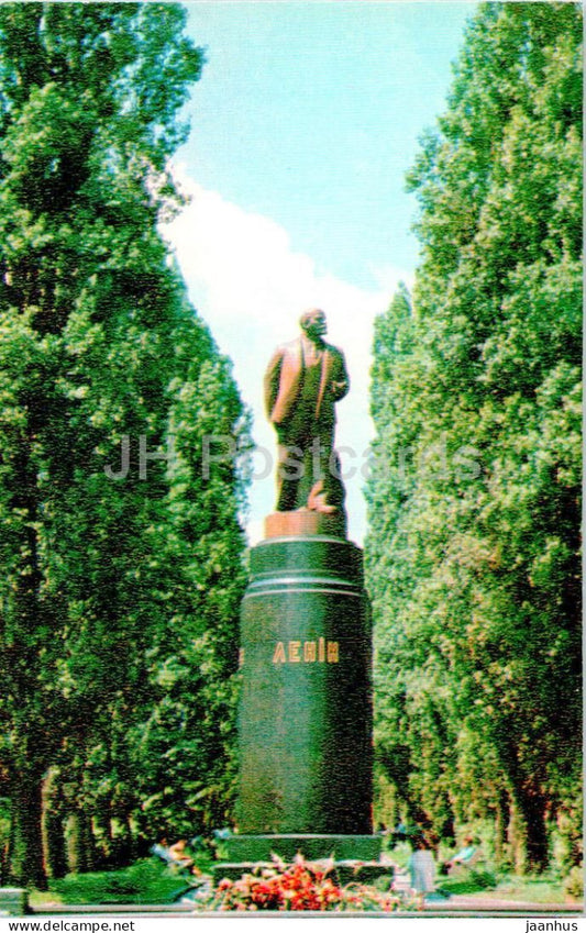 Kyiv - monument to Lenin - 1979 - Ukraine USSR - unused - JH Postcards