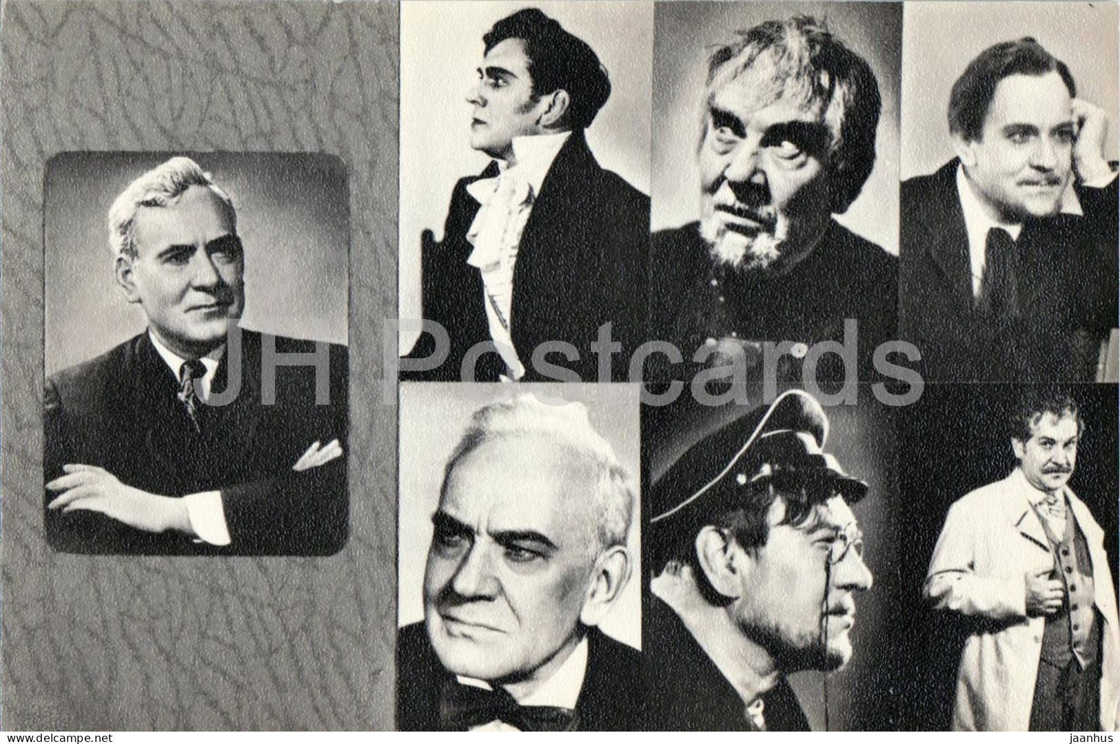 Mikhail Tsaryov - Russian actor in stage roles - Maly Theatre - 1974 - Russia - USSR - unused - JH Postcards