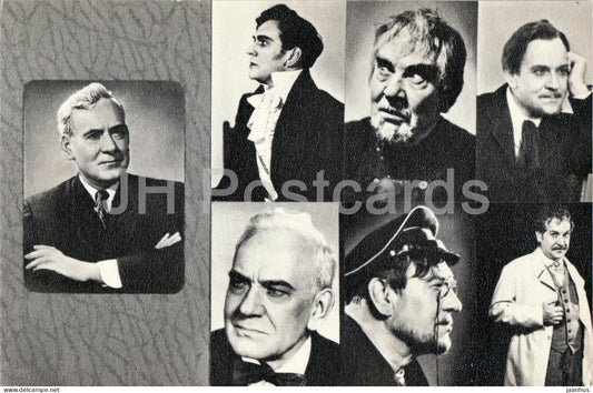 Mikhail Tsaryov - Russian actor in stage roles - Maly Theatre - 1974 - Russia - USSR - unused - JH Postcards