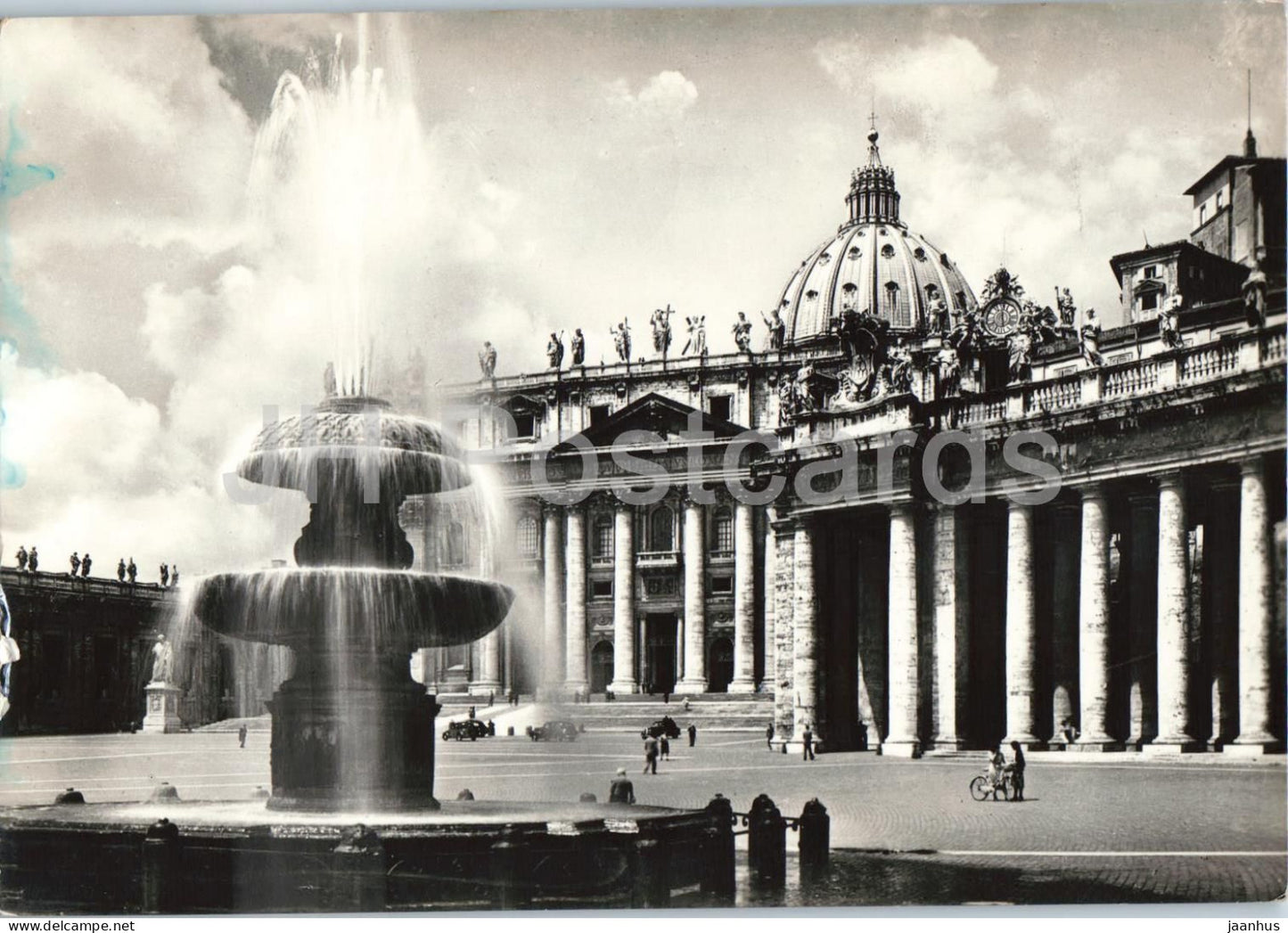 Rome - Roma - Citta del Vaticano - S. Pietro - St. Peters Basilica - 5733 - old postcard - 1958 - Italy - used - JH Postcards