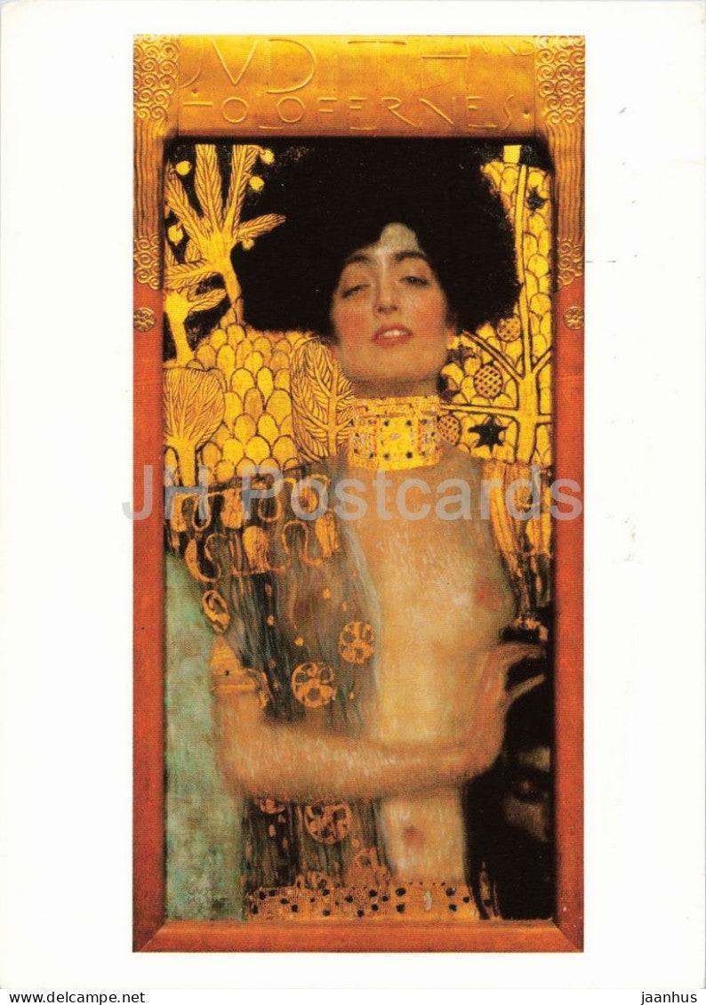 painting by Gustav Klimt - Judith I - Austrian art - 1980s - Austria - used - JH Postcards