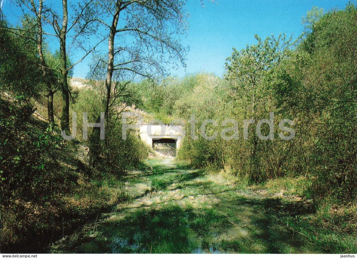 Terezin Memorial - Pamatnik Terezin - Entrance to Richard underground factory near Litomerice - Czech Republic - unused - JH Postcards