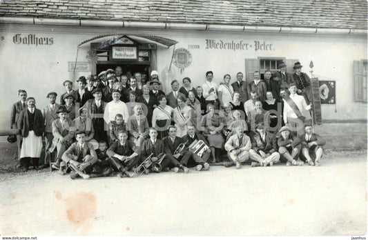Zum Wiedenhofer Peter - Haltestelle der Postkraftwagen - Pantherbrau Puntigam - photo - old postcard - Austria - unused - JH Postcards