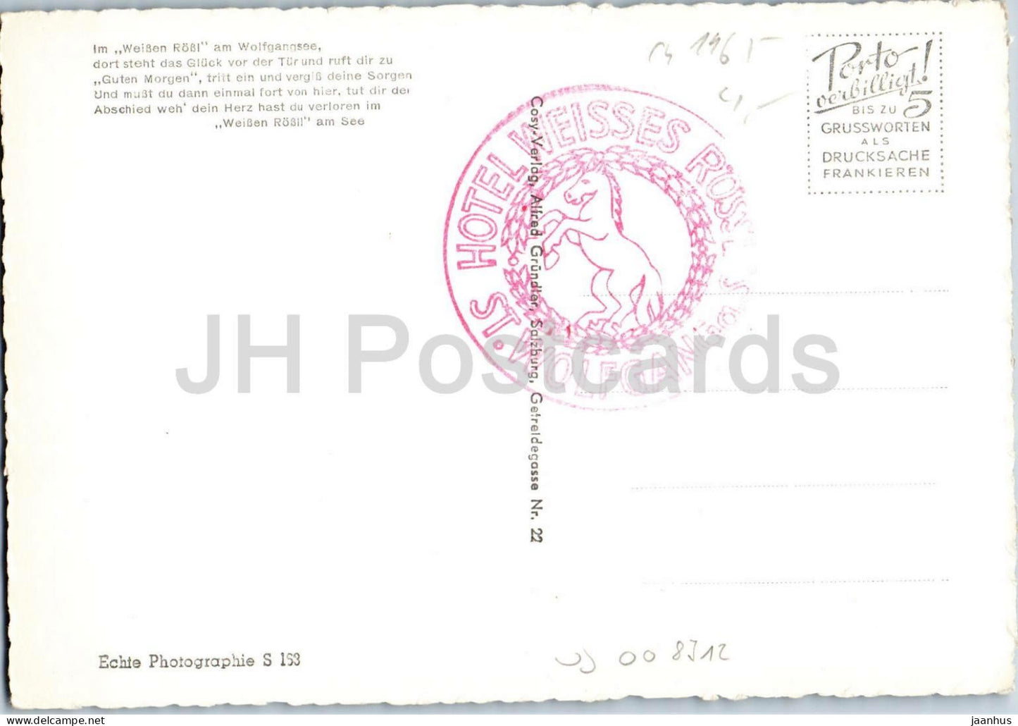 St. Wolfgang - Die Perle des Salzkammergutes - Seeort - Kirche - Mehrfachansicht - 22 - alte Postkarte - Österreich - unbenutzt