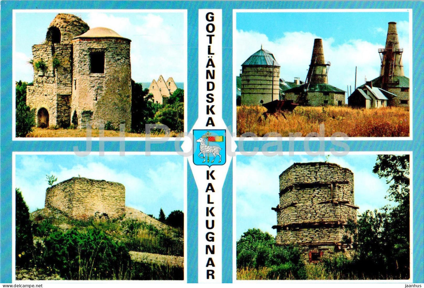 Gotlandska Kalkugnar - Gotland - multiview - 24804 - Sweden - unused - JH Postcards