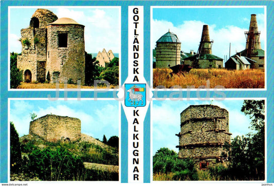 Gotlandska Kalkugnar - Gotland - multiview - 24804 - Sweden - unused - JH Postcards