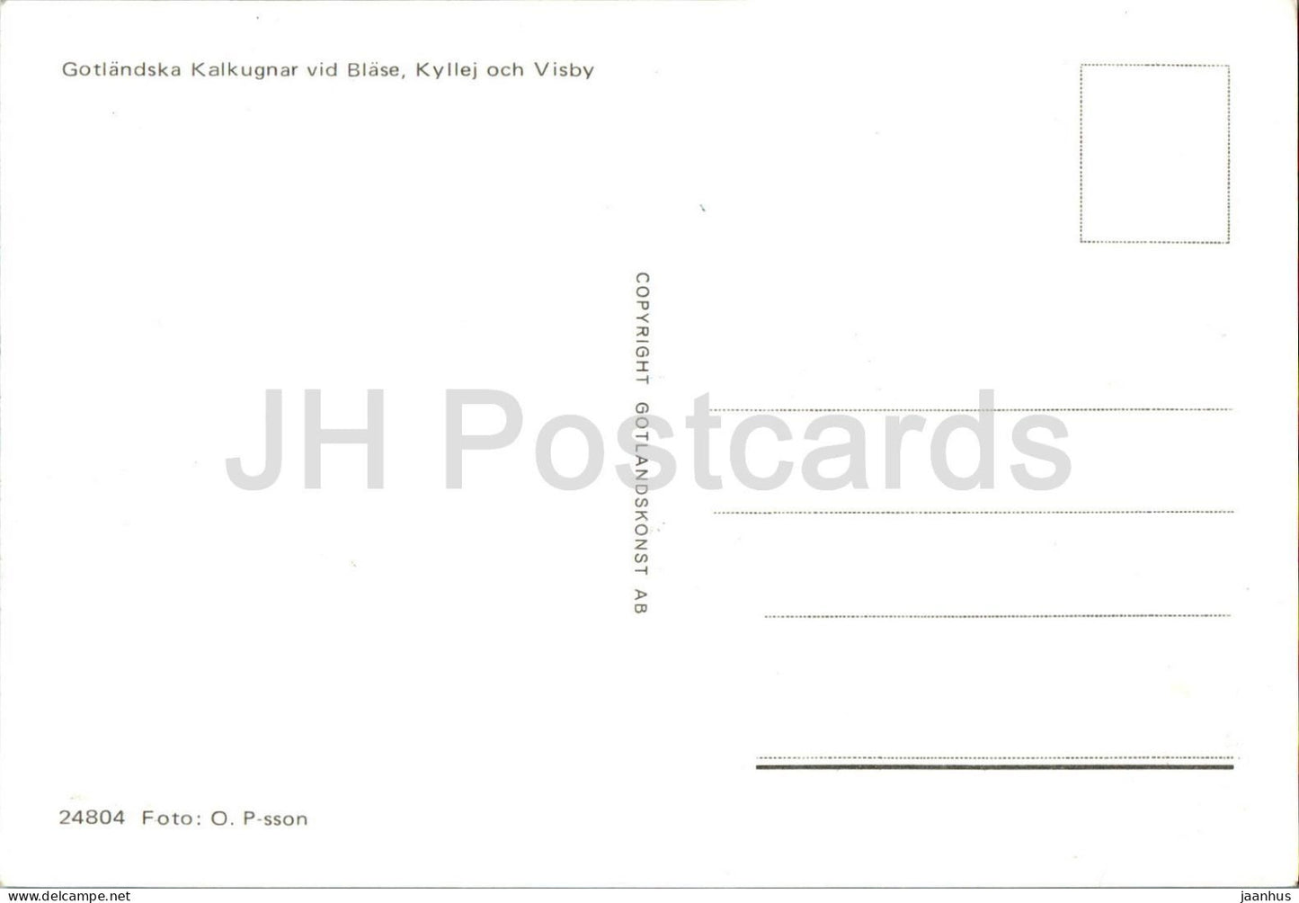 Gotlandska Kalkugnar - Gotland - multiview - 24804 - Suède - inutilisé 