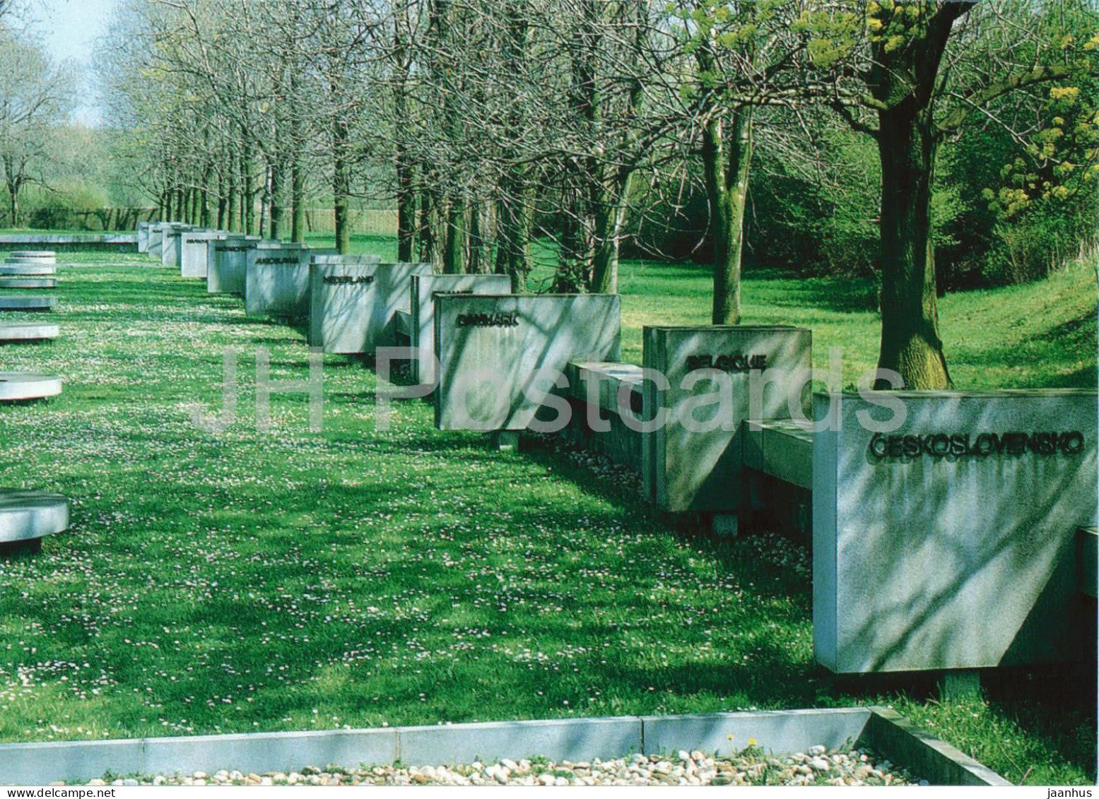 Terezin Memorial - Pamatnik Terezin - Avenue of Nations at the Jewish cemetery - Czech Republic - unused - JH Postcards