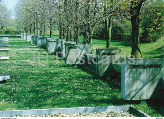 Terezin Memorial - Pamatnik Terezin - Avenue of Nations at the Jewish cemetery - Czech Republic - unused - JH Postcards