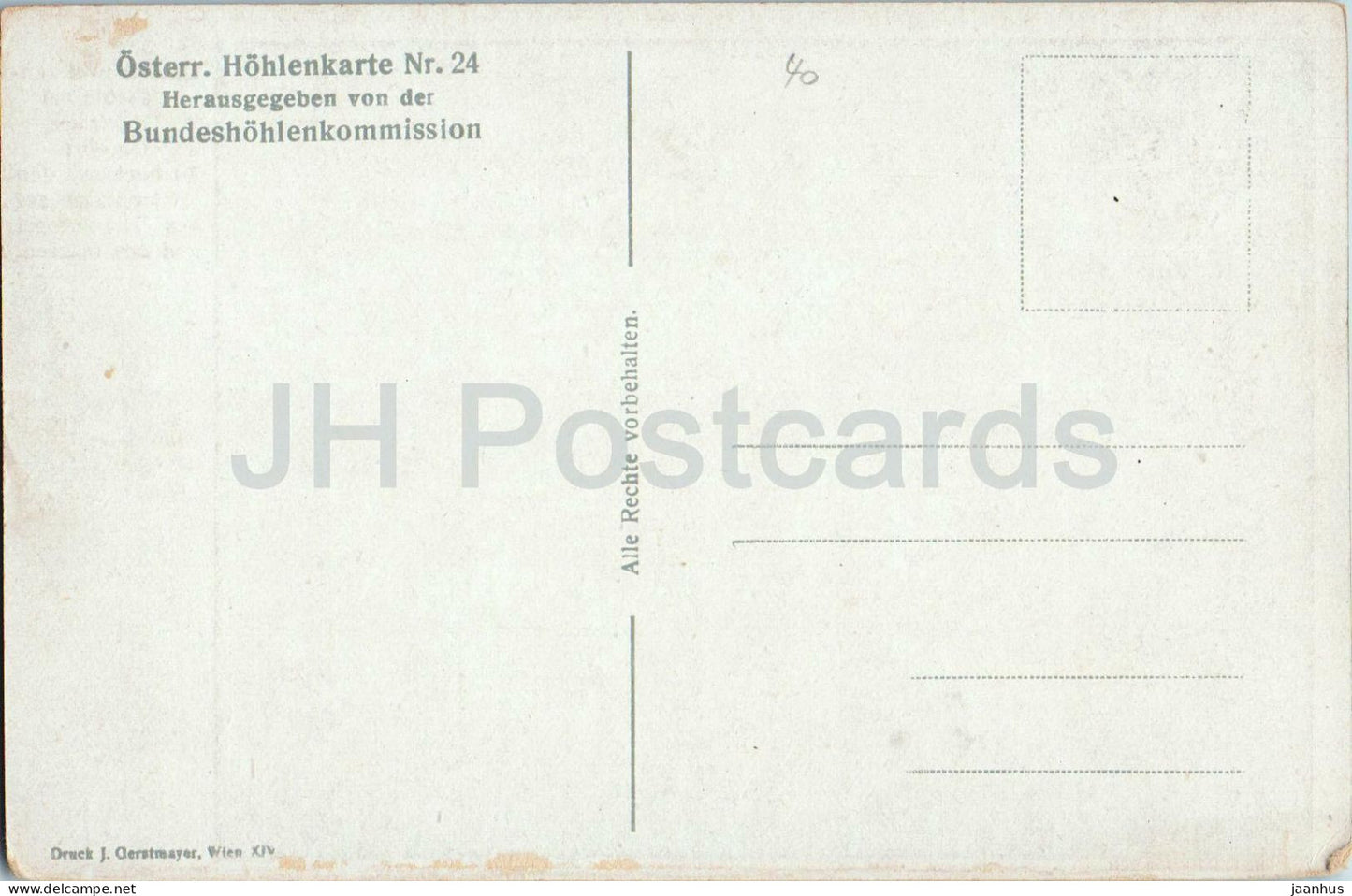 Dachstein Rieseneishohle bei Obertraun - Ausblick aus dem Hohlenportal - cave - old postcard - Austria - unused