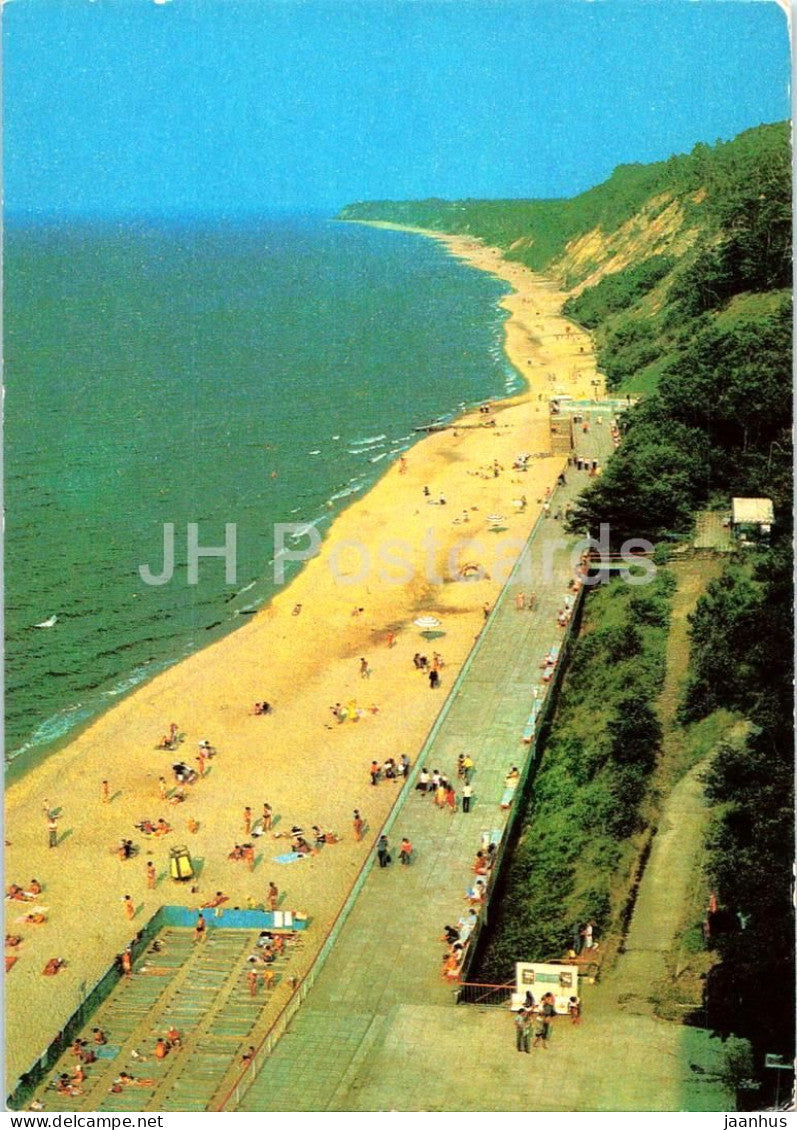 Kaliningrad Region - Svetlogorsk - Seaside Beach - promenade - postal stationery - 1982 - Russia USSR - unused - JH Postcards