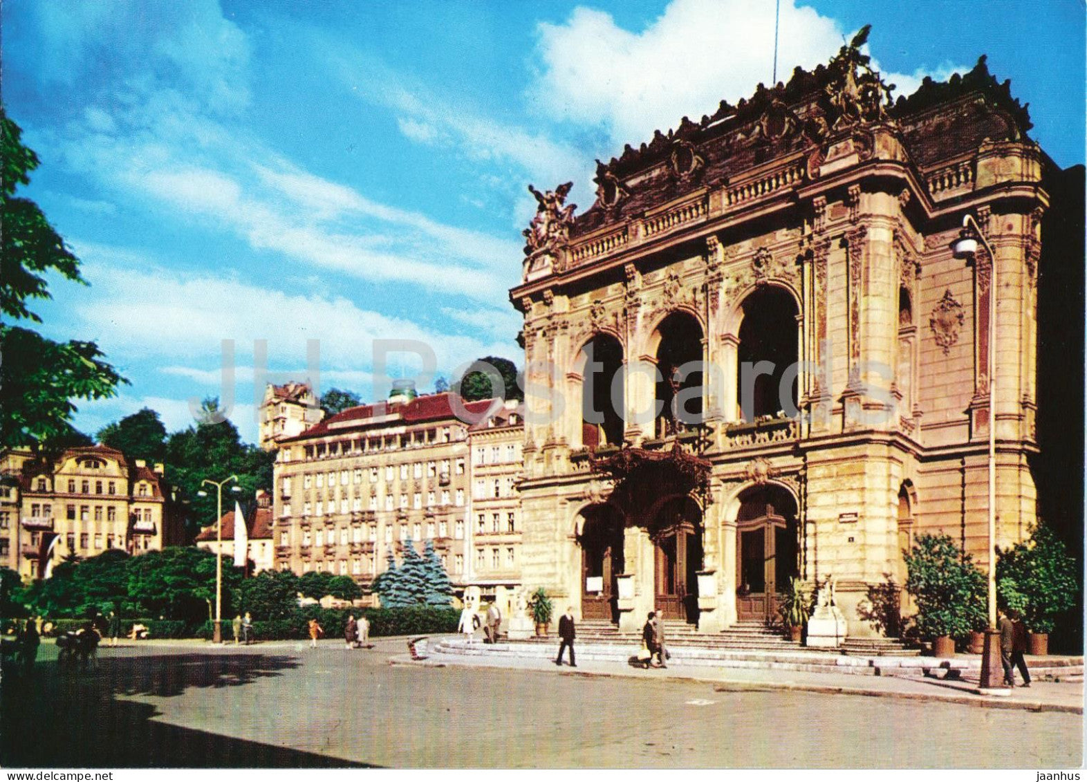 Karlovy Vary - Divadlo V. Nezvala - Theatre - Czech Republic - Czechoslovakia - unused - JH Postcards