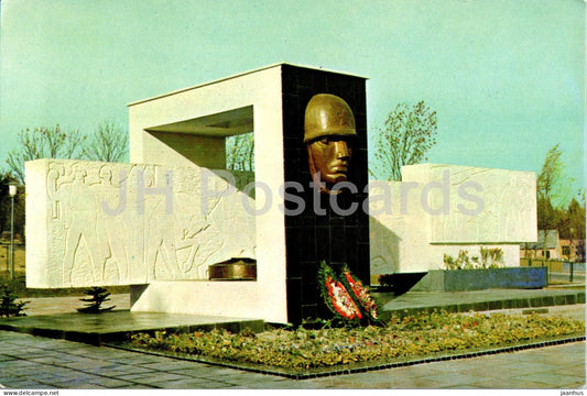 Truskavets - Glory to the Soviet soldiers and liberators - monument - 1970 - Ukraine USSR - unused - JH Postcards