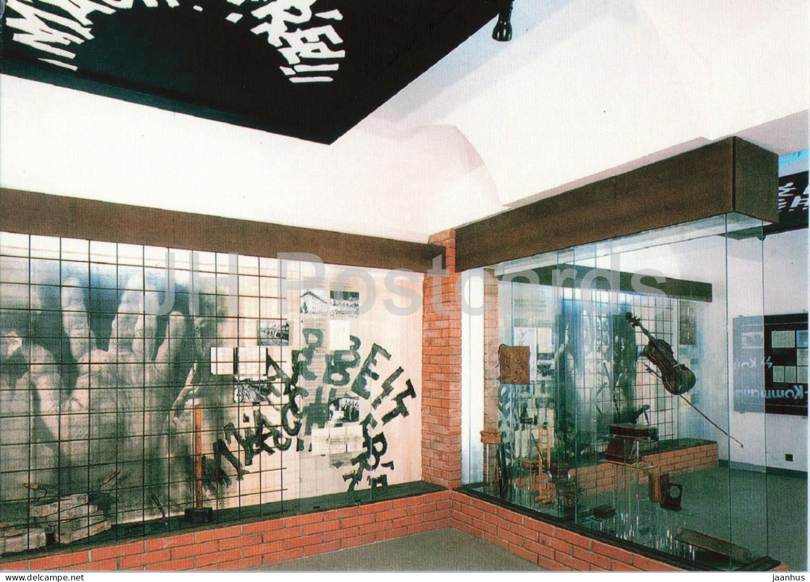 Terezin Memorial - Pamatnik Terezin - View of historical exhibition in Small Fortress Museum - Czech Republic - unused - JH Postcards