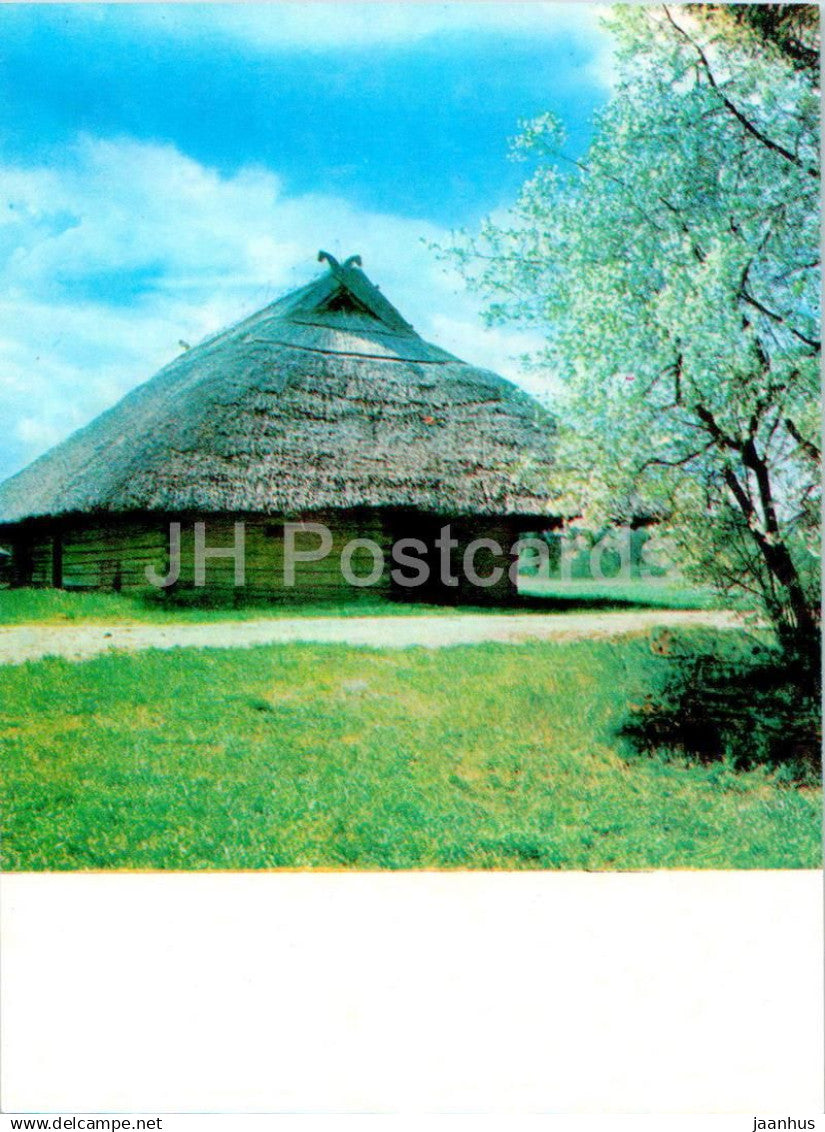 Open air Ethnographic Museum of Lithuania - a farmhouse from Zemaitija - 1979 - Lithuania USSR - unused - JH Postcards
