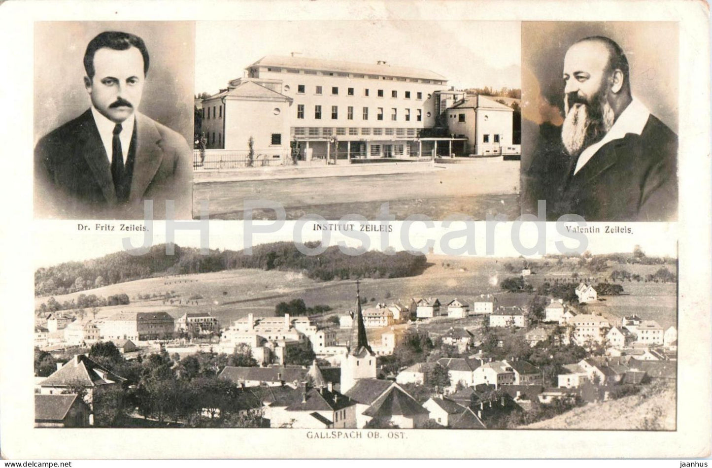 Institut Zeileis Gallspach - Fritz und Valentin Zeileis - 62326 - old postcard - 1931 - Austria - used - JH Postcards