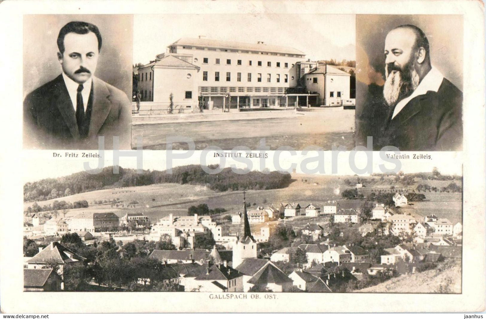 Institut Zeileis Gallspach - Fritz und Valentin Zeileis - 62326 - old postcard - 1931 - Austria - used - JH Postcards