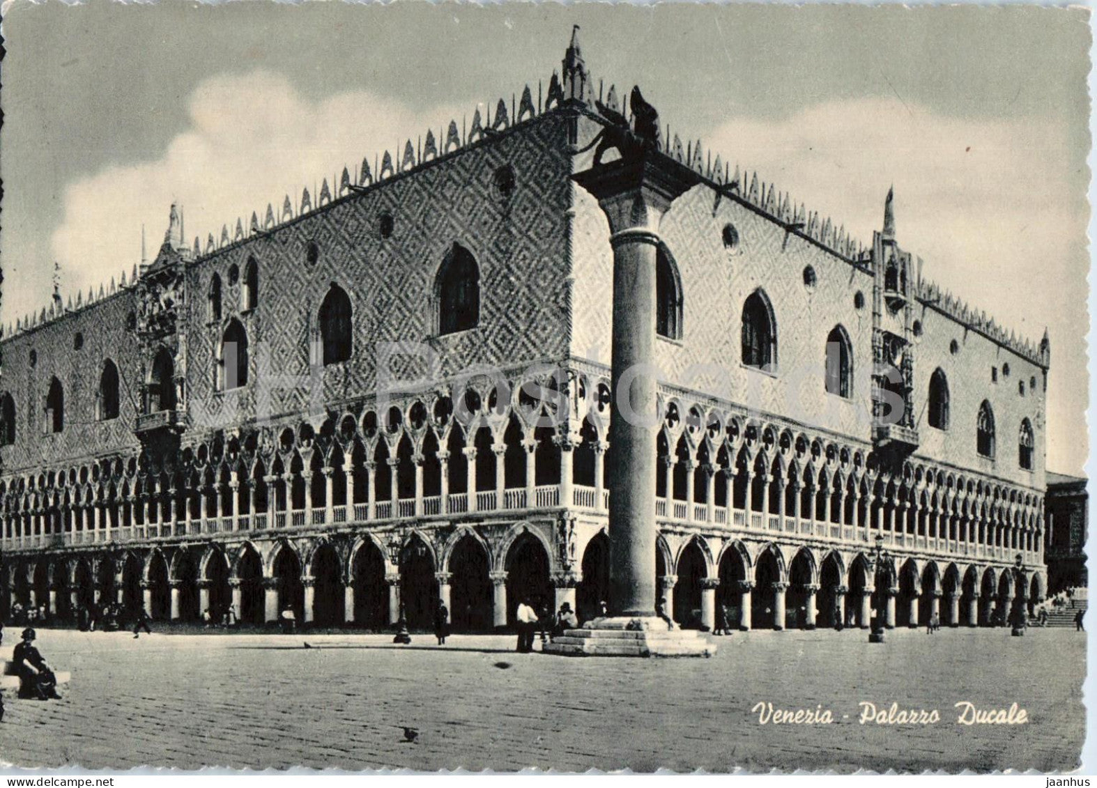 Venezia - Palazzo Ducale - Venice - Doge’s Palace - San Marco - 4 - old postcard - Italy - unused - JH Postcards