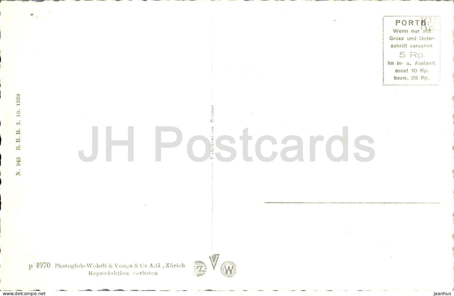Rapperswil Quai - Quai - Seepromenade Pergola - 4970 - alte Postkarte - Schweiz - unbenutzt