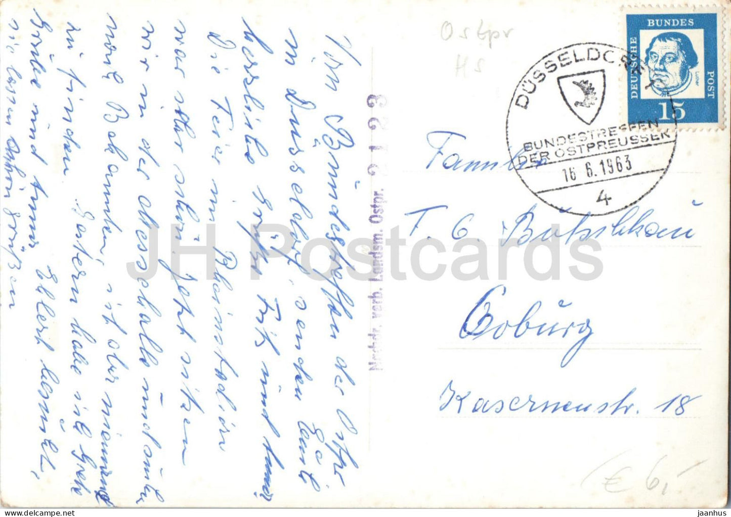 Königsberg Bl. Turm u. Dom - Turm und Kathedrale - Hafenboote Kirche Stadtansicht - 1963 - Russland UdSSR - gebraucht