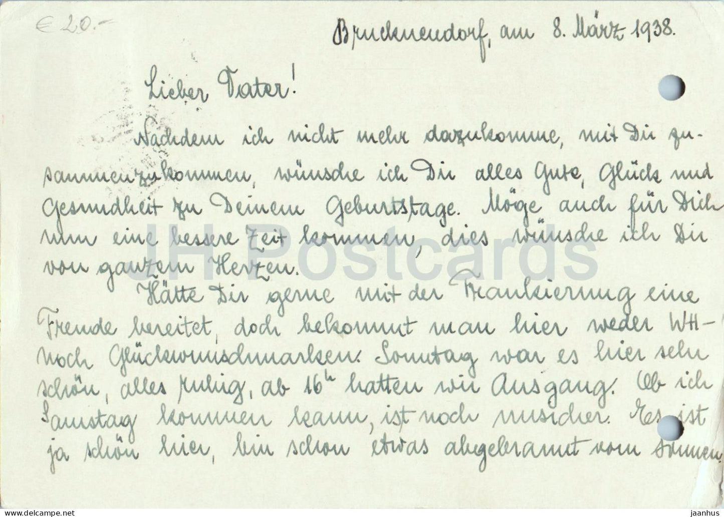 Bruckneudorf - Mit Sturm und Stahl - With Storm and Steel - military mail - old postcard - 1938 - Austria - used