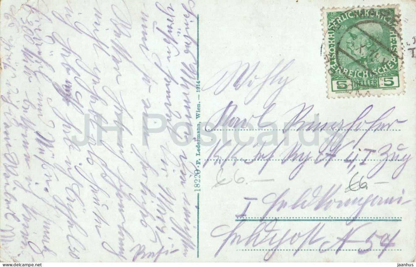 Grein an der Donau 216 m Seehohe - Strudengau - 18220 - old postcard - 1915 - Austria - used