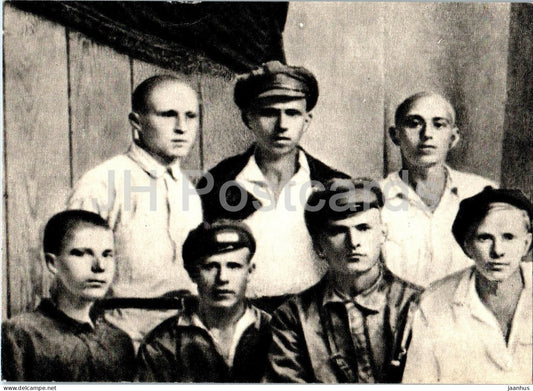 Soviet writer Nikolai Ostrovsky museum - deputies of the Volynskaya Provincial Congress - 1974 - Russia USSR - unused - JH Postcards