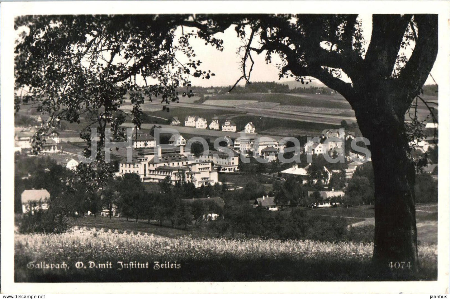 Gallspach - Schloss u. Institut Zeileis - Castle and Zeileis Institute - 4074 - old postcard - 1940 - Austria - used - JH Postcards