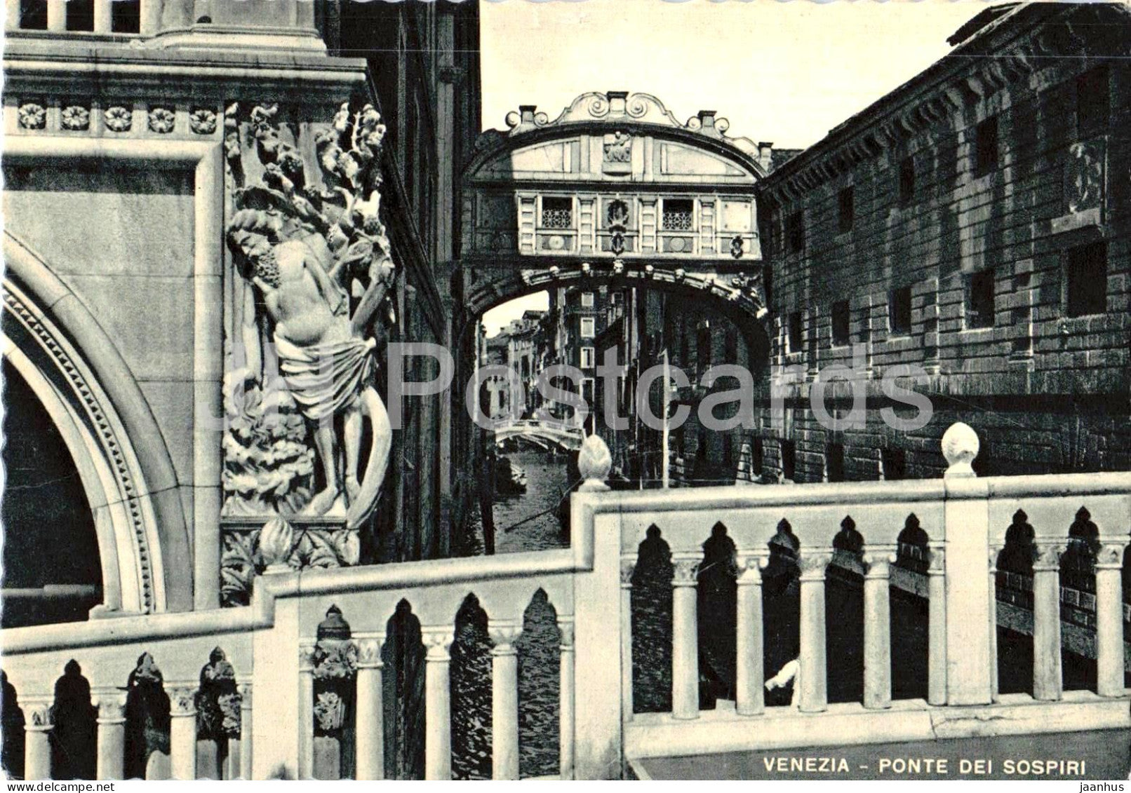 Venezia - Ponte dei Sospiri - Venice - Bridge of Sighs - canal - 1 - Italy - used - JH Postcards
